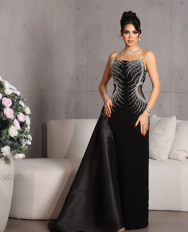 فستان نسائي تفتة مع ميكادو