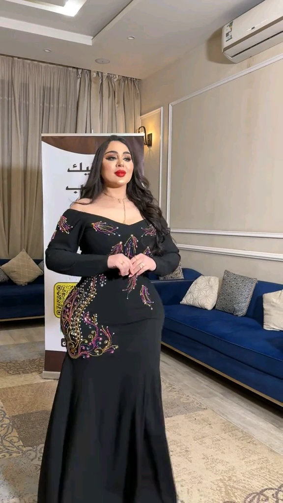 فستان كريب استرتش