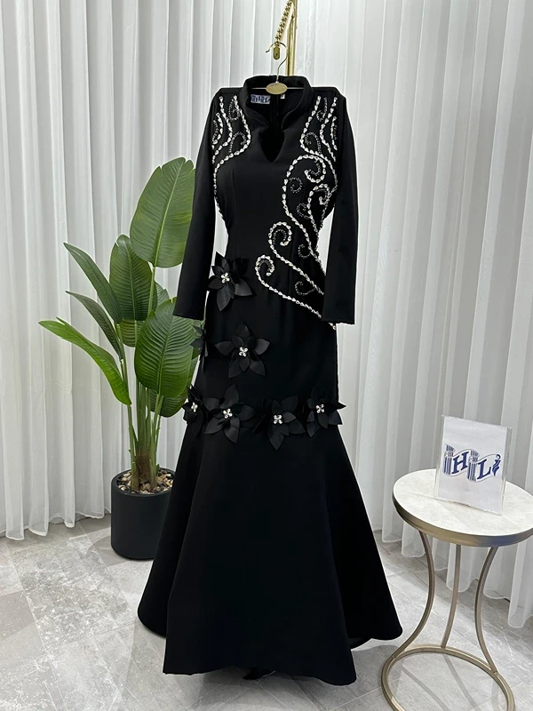 باربـي +تطريز الاصلي مع ورود ولول كبس